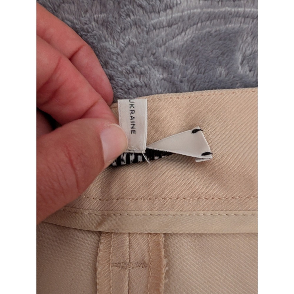 Women's Dorothee Schumacher Cream‎ Wool Blend Pleated Tapered Trousers Size XS - Picture 6 of 11